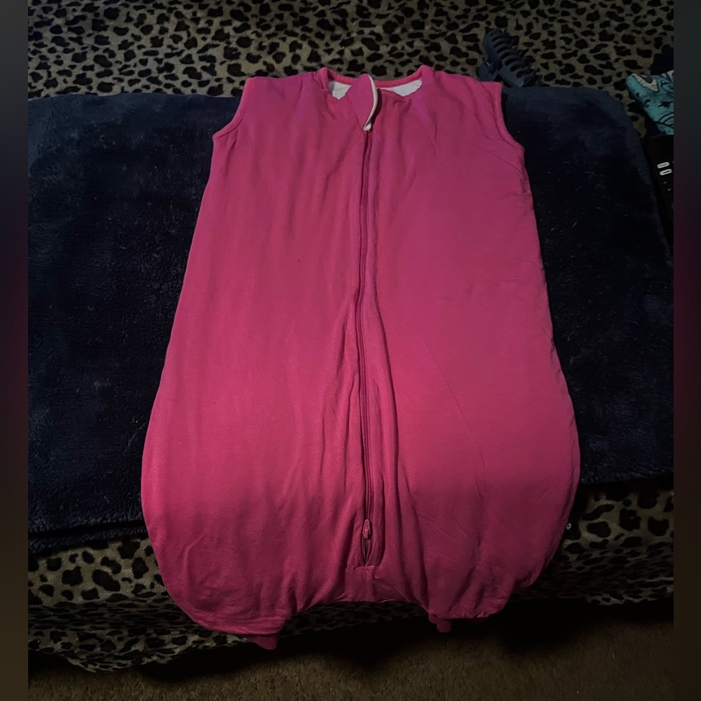 Kyte BABY Pink Sleeveless Zippered Sleep Sack One-Piece